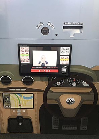 Camper Van Photo Booth Interior